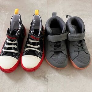 Kids high top Shoes Set